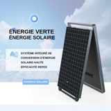 Écran Publicitaire Solaire Extérieur Étanche IP65 — Totem Digital Autonome