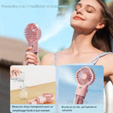 Ventilateur brumisateur portable USB — Mini ventilateur de poche rechargeable