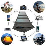 Panneau Solaire Pliable 100W – Chargeur Portable USB pour Randonnée & Camping