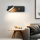 Applique Murale LED Moderne avec Interrupteur et Port USB – Éclairage Décoratif Intérieur 7W/9W