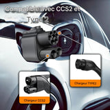 Adaptateur CCS2 vers CCS1 350A 350kW – Charge Rapide DC/AC pour Véhicules Électriques