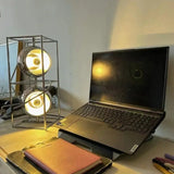 Lampadaire LED Moderne Design Bauhaus Métal Chromé 125cm - Lampe sur Pied Artistique pour Salon et Chambre