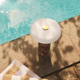 Lampe de Table LED Tactile en Marbre Rechargeable, Design Scandinave 6-10W