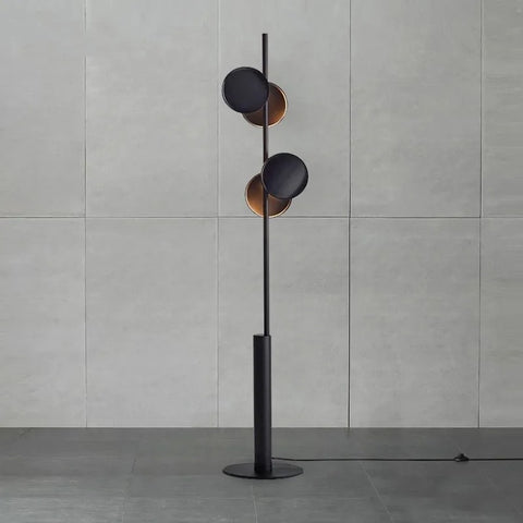 Lampadaire Nordique Noir Minimaliste – Design Typography 160 cm – Salon & Chambre