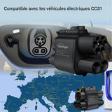 Adaptateur CCS2 vers CCS1 350A 350kW – Charge Rapide DC/AC pour Véhicules Électriques