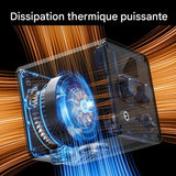 Lampe Vidéo LED Portable 60W COB Bicolore – Éclairage Photo & Vidéo 2800K–7500K