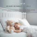 Ventilateur de Plafond Dimmable pour Chambre d'Enfants, Salle à Manger, Salon 91/108 cm avec Télécommande, 3 Pales Silencieuses