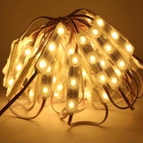 Modules LED Samsung 12V DC 5730 Étanches IP68 – Lot de 10 Mini Lampes Haute Luminosité Blanc Chaud pour Enseigne & Décoration