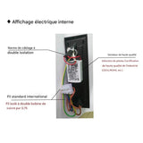 Applique Murale LED Chevet - Lampe de Lecture Orientable 3W - Éclairage Design Chambre et Hôtel - Angle Réglable 200x45mm