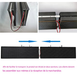 Panneau d’affichage LED programmable WiFi 196x36cm – Écran lumineux full couleur pour vitrine et enseigne