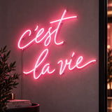 Neon Light Sign - C'est la vie