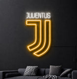 Néon LED Juventus Iconique – Décoration Murale USB Football Fan Gamer