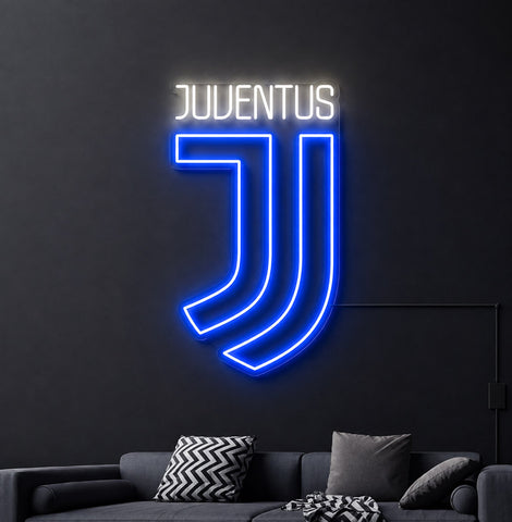 Néon LED Juventus Iconique – Décoration Murale USB Football Fan Gamer