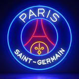 Néon LED Paris Saint-Germain Fan – Décoration Murale USB Football PSG