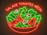 Néon décoratif LED USB - Salade Tomates Néon