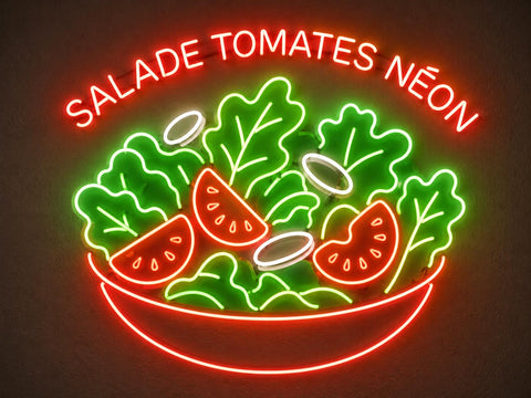 Néon décoratif LED USB - Salade Tomates Néon