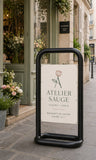 Stop Trottoir Design Personnalisable 90x50 cm - BB01