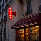 Carotte de Tabac Lumineuse LED 56x70 cm