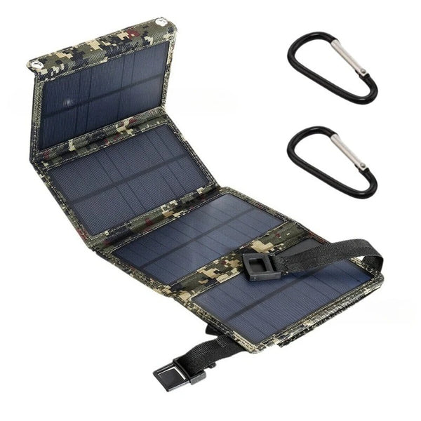 Panneau Solaire Pliable 100W – Chargeur Portable USB pour Randonnée & Camping