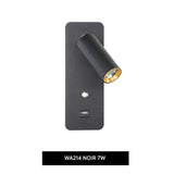 Applique Murale LED Moderne avec Interrupteur et Port USB – Éclairage Décoratif Intérieur 7W/9W