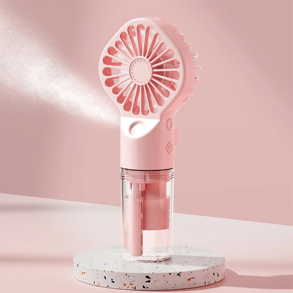 Ventilateur brumisateur portable USB — Mini ventilateur de poche rechargeable