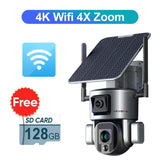 Caméra de Sécurité avec Panneau Solaire et Zoom 10X 4K 8MP IP66 - LSMS1-10X