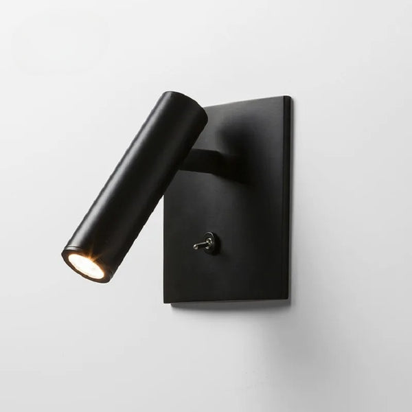 Applique Murale LED Rotative Design Moderne - Éclairage Chambre et Bureau - Lampe Murale Orientable 5-10m²
