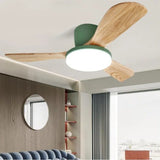Ventilateur de Plafond en Bois avec Lumière LED, Télécommande et 6 Vitesses - VIANO