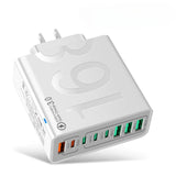 Chargeur Universel Multiports 150W - Charge Rapide 8 Ports pour Smartphone iPhone Samsung Xiaomi