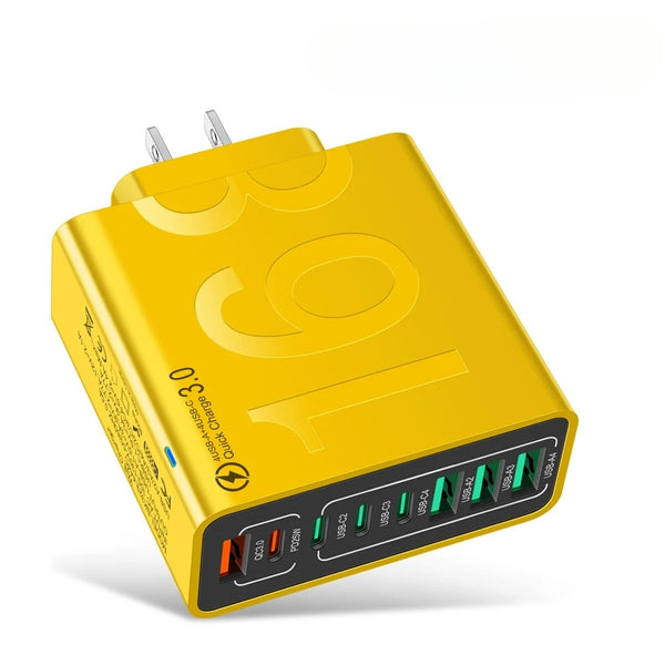 Chargeur Universel Multiports 150W - Charge Rapide 8 Ports pour Smartphone iPhone Samsung Xiaomi