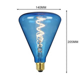 Bombilla LED decorativa teñida gigante Edison E27