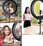 5500K Dimmable LED Ring Light with Tripod