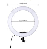 5500K Dimmable LED Ring Light with Tripod