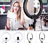 5500K Dimmable LED Ring Light with Tripod