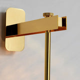 Modern Gold and Black Glass Wall Lamp - DOMÉ