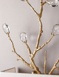 Wall Sconce with Crystal Beads