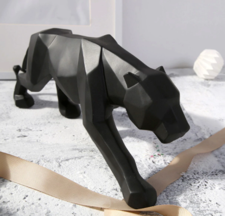 Abstract Panther Sculpture for Home Decor