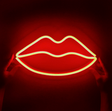 Néon décoratif LED - Lèvres