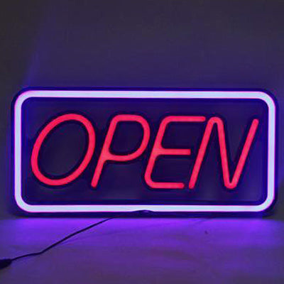 Enseigne Lumineuse LED OPEN, Ouvert pour Boutique, Restaurant