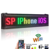 Waterproof Programmable Illuminated Sign 103 cm, Wifi/USB, Android &amp; iOS
