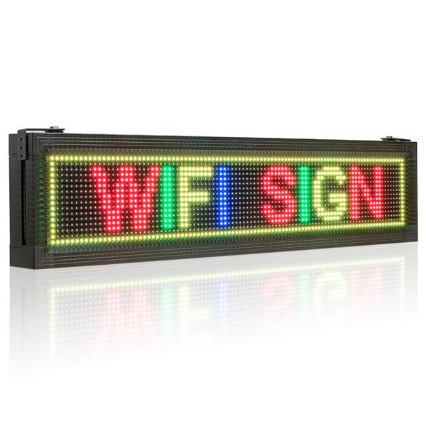 Waterproof Programmable Illuminated Sign 103 cm, Wifi/USB, Android &amp; iOS