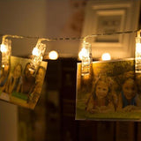 Guirlande Lumineuse à Pinces pour Photo/Polaroid