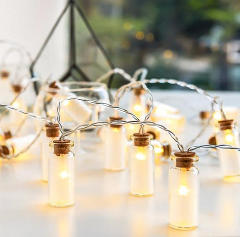 Guirlandes Lumineuse Féerique Leds - MINI JARRES