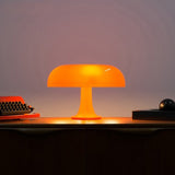 Lampe Champignon Orange ou Blanche Vintage, Lampe de Table - JANE