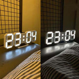 Horloge Numérique Moderne à LED 3D