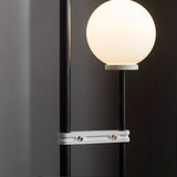 Lámpara de pie LED con bola de cristal postmoderna