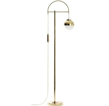 Floor Lamp with Frosted Glass Shade
