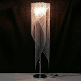 Lámpara de pie de cristal de diseño moderno