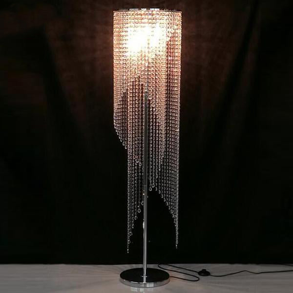 Modern Design Crystal Floor Lamp