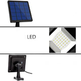 Lampe Solaire Étanche à LED avec Panneau Solaire Polysilicone